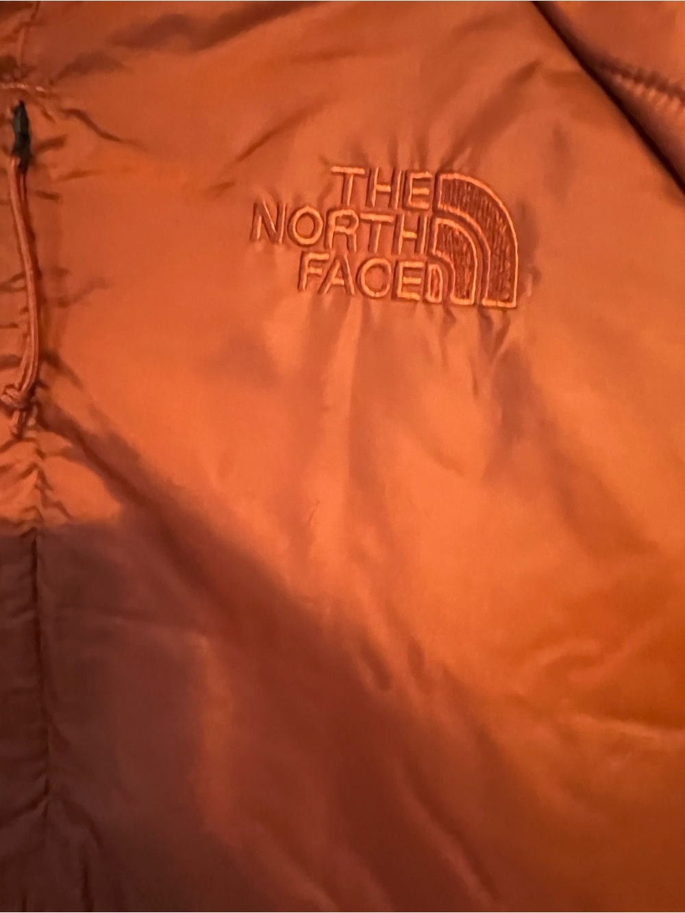 The North Face Men's Quilted Puffer Jacket — Rust Orange - Picture 2 of 4